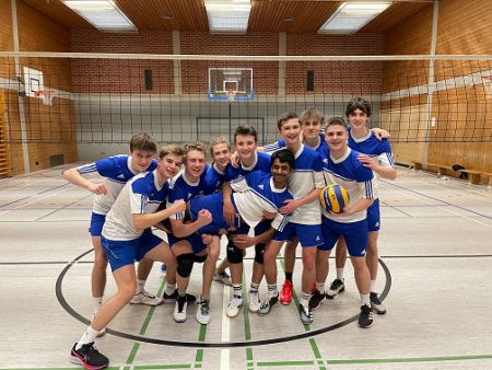 Die RSG Jungen-Schulmannschaft im Volleyball