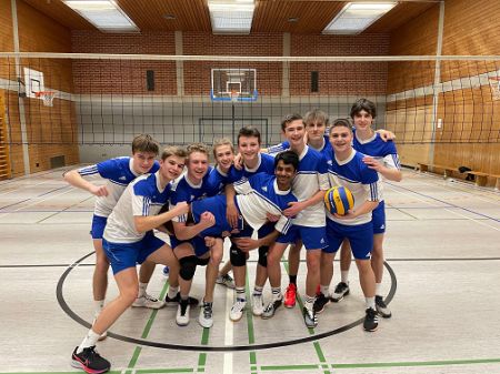 Die RSG Jungen-Schulmannschaft im Volleyball