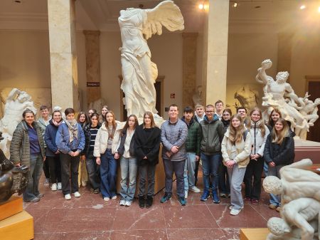 Die RSG-Schülerinnen und -Schüler im Museum der Abgüsse klassischer Werke in München