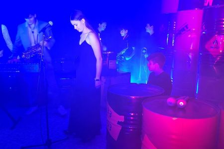 Musikprobe im Theaterkeller