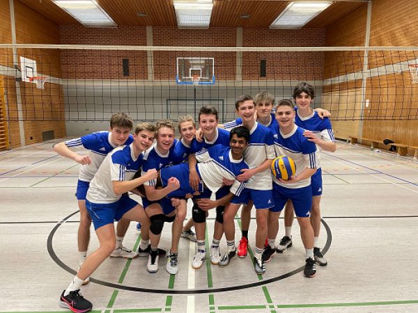 Die RSG Jungen-Schulmannschaft im Volleyball